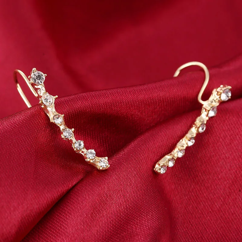 Gold Новинка, серьги Букле д 'Орель, Bijoux, серьги в виде ковша для женщин, ювелирные изделия, серьги Brincos, серьги для девушек, oorbel, подарок - Окраска металла: Gold