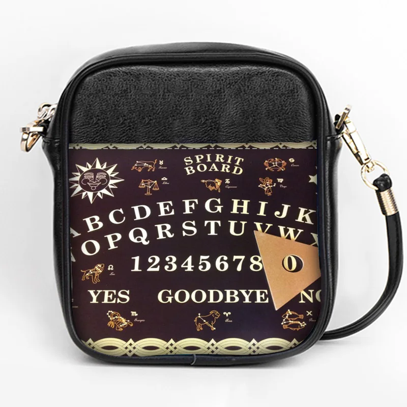 Новинка, на заказ, Ouija, лесная сумка на ремне, женские сумки на ремне, кожа, мини, для девушек, вечерние, сумка на ремне, сделай сам - Цвет: 1