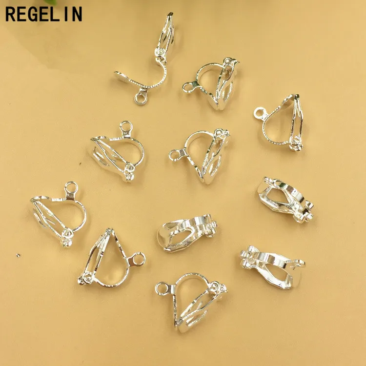 Серьги-клипсы REGELIN из латуни с петлей 20 шт./лот 12 мм аксессуары для