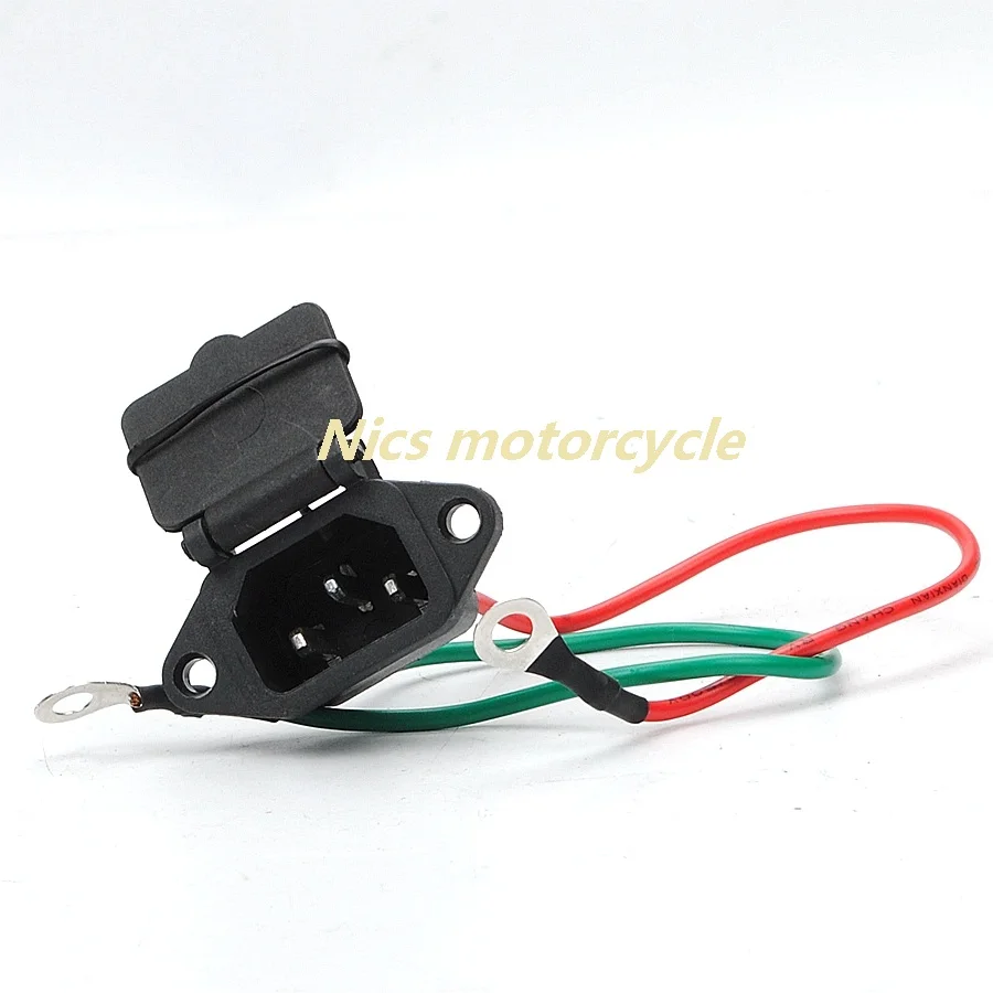 2 проводной зарядный разъем для электрического мотоцикла скутера квадроцикла с 3