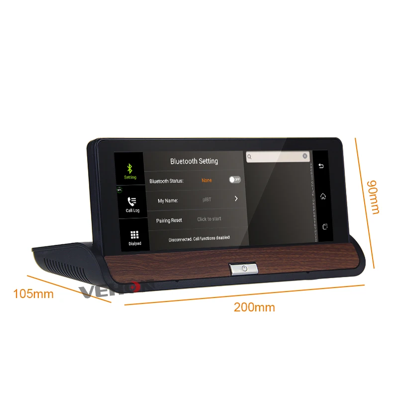 Vehon 6.86 &quotGPS навигатор DVR Двойной объектив Bluetooth FM Android 5.0 WiFi 16 ГБ 1 г Full HD 1080 P с