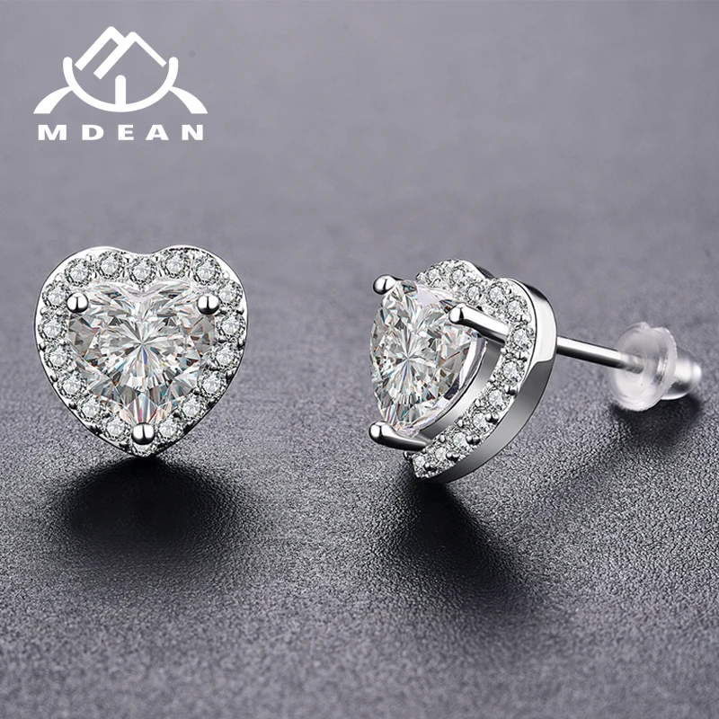Женские серьги гвоздики из циркония цвета белого золота|stud earrings|stud earrings for womenearrings