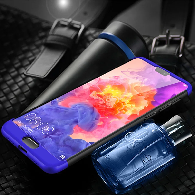 Гибридный 3 в 1 дизайн для huawei P20 P30 Pro Lite 2019 чехол 360 Защита всего тела Матовый