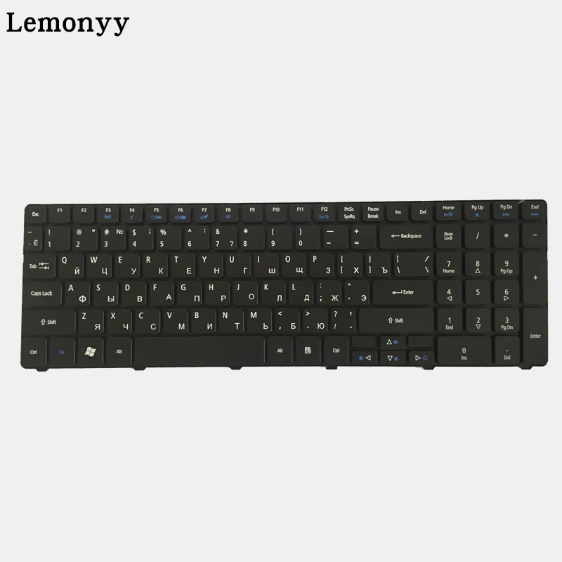 Новая русская клавиатура для ноутбука acer Aspire 5810T 5738 5749 5552 5738ZG 5750G 7750G 5740G Black RU раскладка