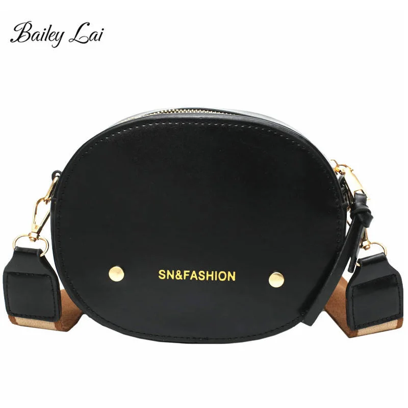 Новая круговая женская сумка мессенджер из искусственной кожи OLD TANG на ремне