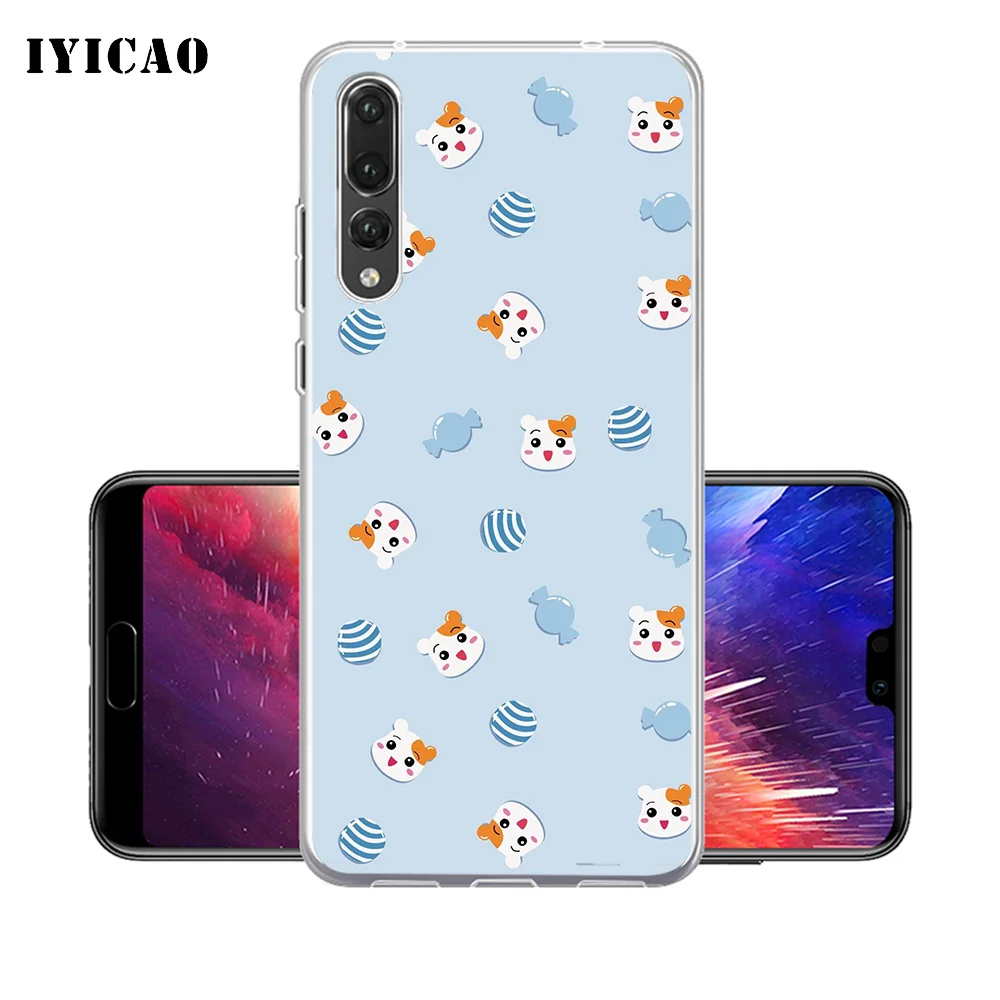 IYICAO милый мягкий силиконовый чехол для телефона с белкой кошкой и собакой Huawei P30