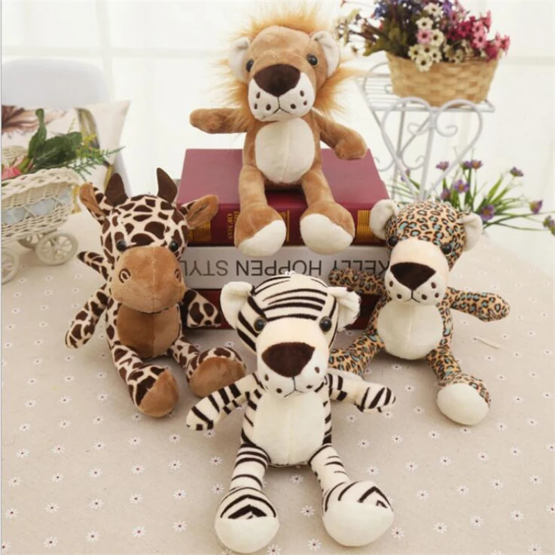 Плюшевые игрушки в 4 стилях реальной жизни Короткие животные милый подарок хобби