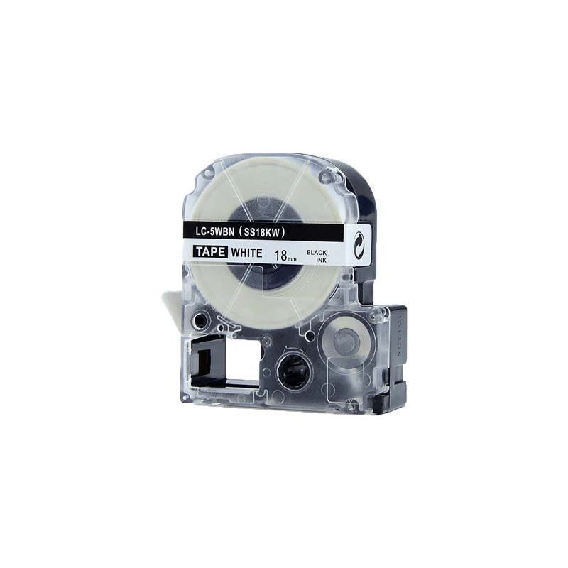 1 шт. Kingroad SS18KW LC-5TBW 18 мм Совместимость для Epson &amp King Джим черная и белая этикетка
