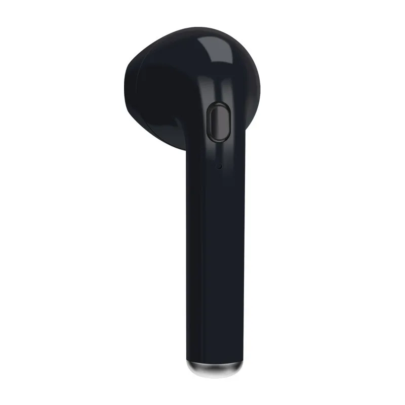 i7 single black IKSNAIL i7s TWS Bluetooth Беспроводные наушники с зарядной коробкой спортивные гарнитуры Android Audifonos для всех мобильных телефонов - Цвет: i7 single black