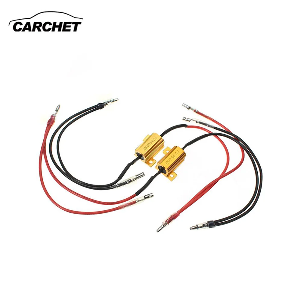 CARCHET 2X Универсальный светодиодный резистор 12 В 8 Ом поворотные сигнальные огни
