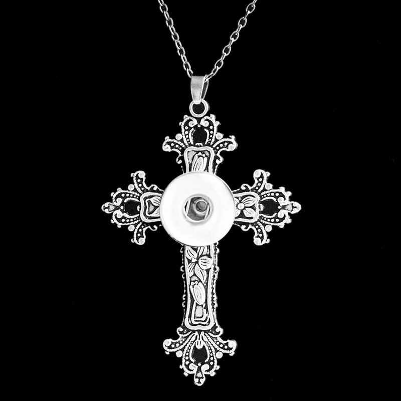 Новое ювелирное ожерелье с перекрестной застежкой 18 мм EA3567|18mm snap necklaces|necklace