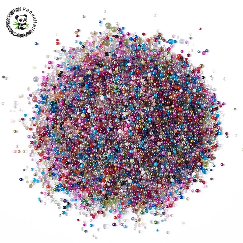 PANDAHALL 0 6 ~ 1 5 мм радужные смешанные трансформеры сделай сам 3D украшение для ногтей