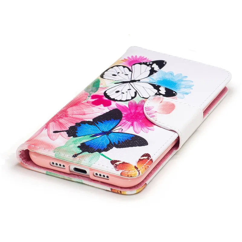 

For Xiaomi Mi 6 Mi6 M6 Cartoon Animal Leather Flip Fundas Brand Cases For Coque Xiaomi RedMi Note 4X Red Mi Note 4 X Cover Case