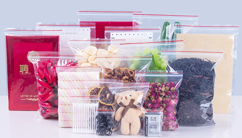 100 шт./лот OPP самостилизованный карман закрывающиеся прозрачные пластиковые