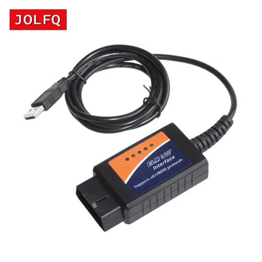 Новый ELM327 USB V2.1 OBD2 автомобильный диагностический сканер ELM 327 в 2 1 OBD OBDII Интерфейс с