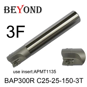 BEYOND Factory Outlet BAP300R C25-25-150-3T BAP скидка лицевая мельница наплечный резак для станки расточные бар CNC Curtter