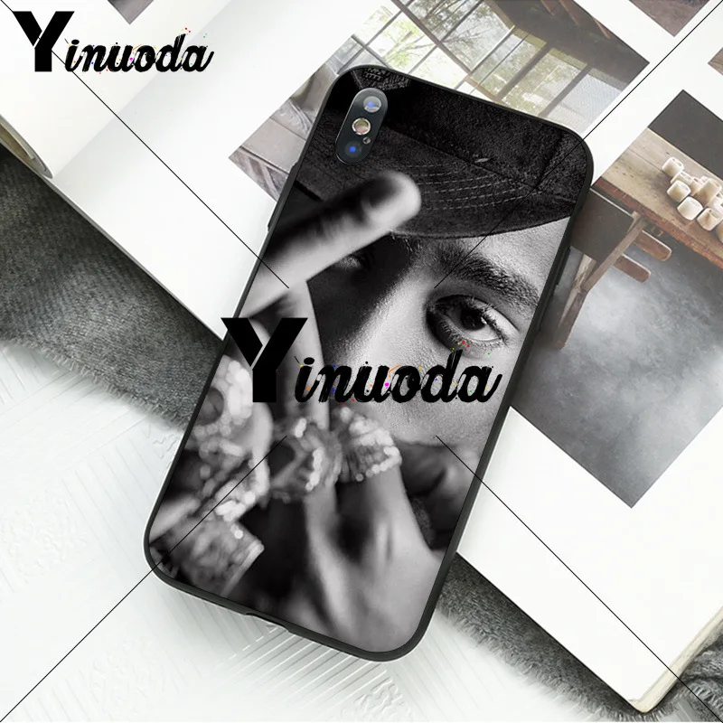 Yinuoda 2Pac Tupac Amaru Shakur чехол для телефона Apple iPhone 8 7 6 6S Plus X XS MAX 5 5S SE XR мобильные