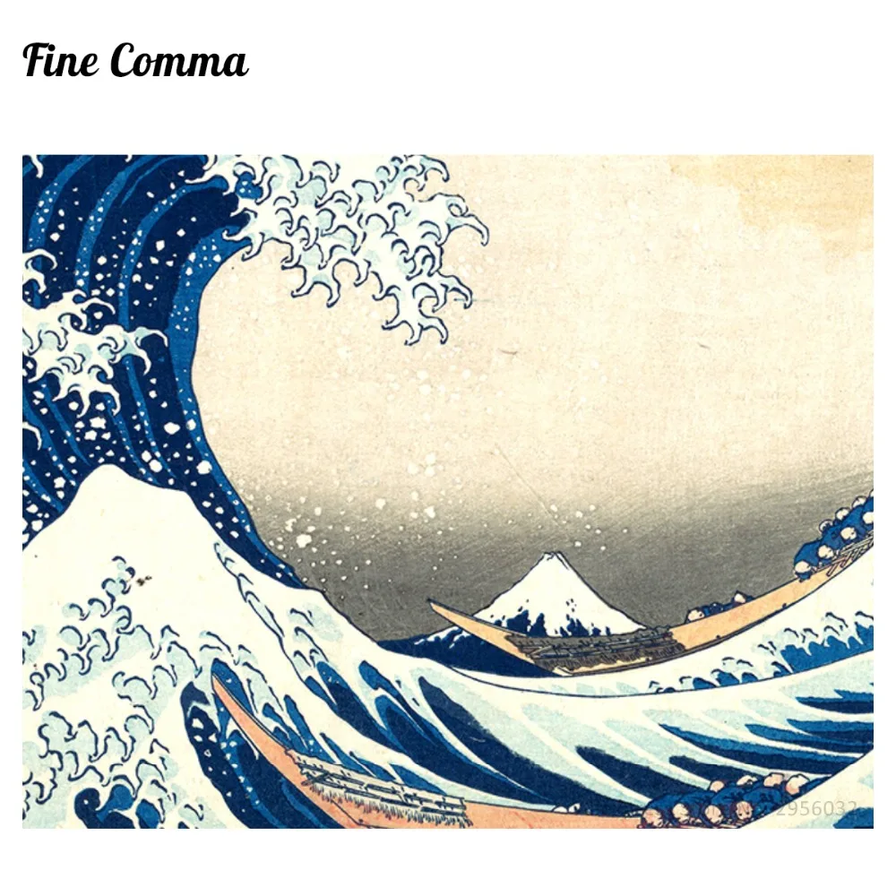 The Great Wave off Kanagawa Katsushika Hokusai ручная роспись масляная живопись воспроизведение
