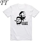 Футболка с круглым вырезом и короткими рукавами для мужчин и женщин, Азиатский Размер, принт Великой революции Кубы, Че Гевара, HCP4127