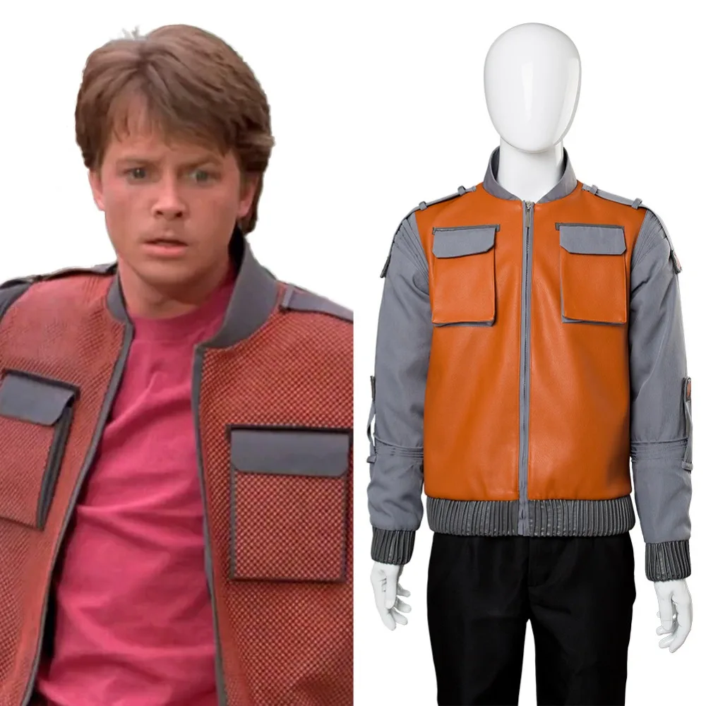 Карнавальный костюм Назад в будущее для взрослых мужчин Marty McFly Jr куртка