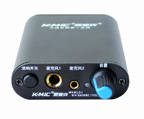 K mic km501 двухканальный микрофон усилитель для динамического микрофона и