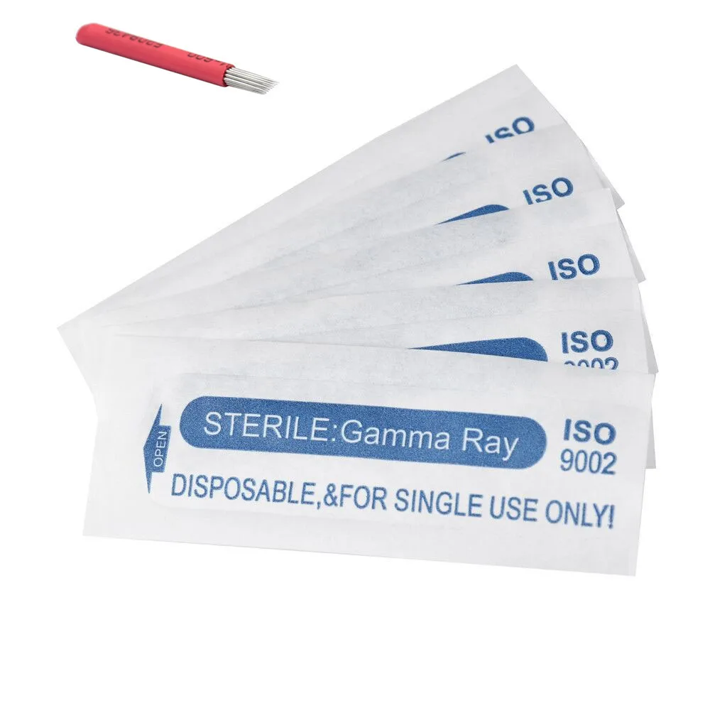 Татуировка бровей Иглы косой верхней лезвия для микроблендинга ручной