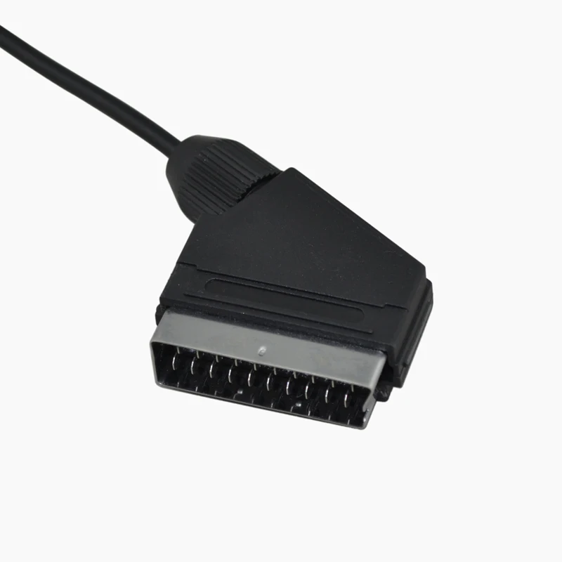 BUKIM 5 шт. черный 1 8 м/6 футов 24Pin RGB Scart av кабель свинцовый аудио видео разъем для