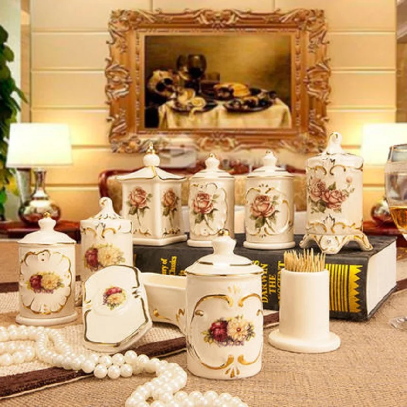 Держатель для зубочисток современный модный креативный Настольный керамический