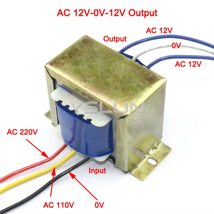5 шт./лот переменного тока шаг - трансформатора 110 В 240 220 чтобы 24VAC двумя выходами
