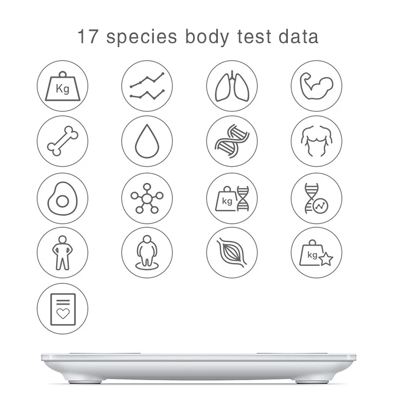 XIAOMI MIJIA YUNMAI Body Fat Scale mini2 Smart electronic digital Bathroom floor weight Mihome APP LED screen Up to 150kg|Напольные