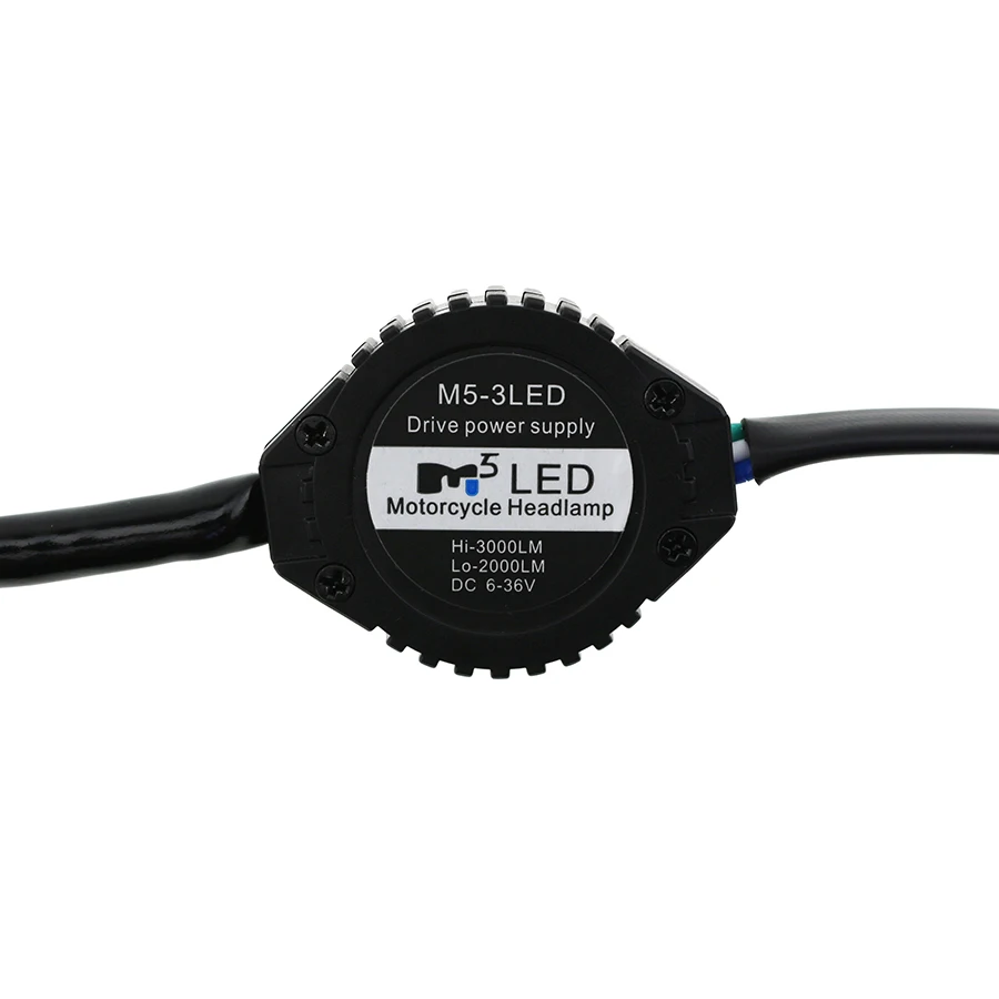 HYZHAUTO BA20D H6 H4 светодио дный мотоциклетные фара мотоцикл фары высокий низкий пучок 24 Вт 3000LM 360 градусов IP67 1 компл