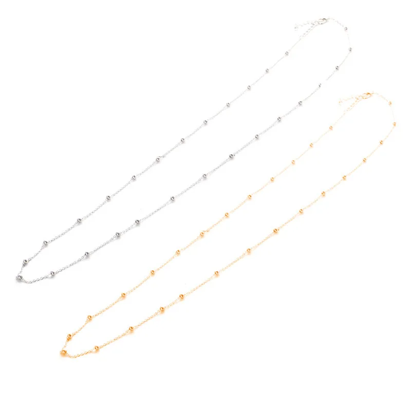 Серебряная Женская цепочка на талию сексуальная женская Винтажные бусины