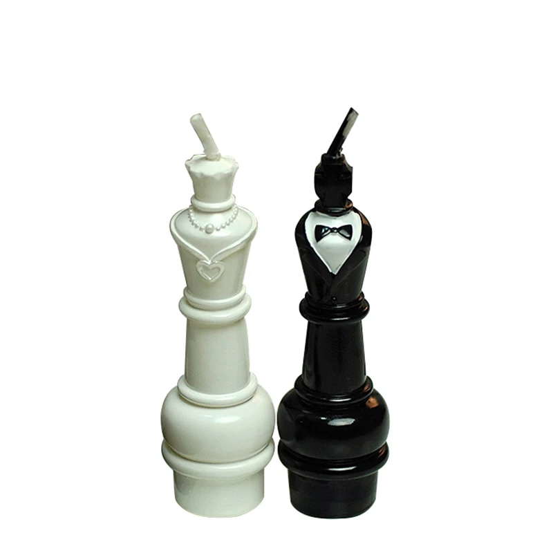 

King Queen Wedding Romantic Proposal Creative Gifts Chess Candles Gifts Weddings Small Prizes