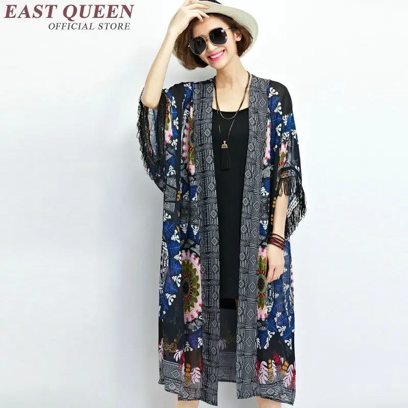 Женская одежда с длинным рукавом новая Цветочная летняя длинная в стиле бохо