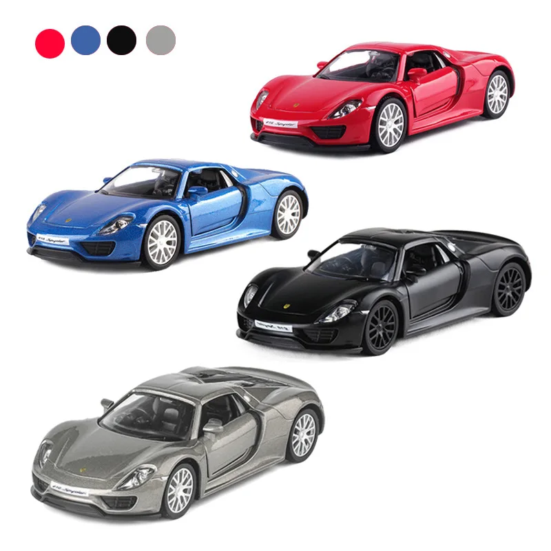 1:32 Porschee 918 машина Diecasts игрушечный транспорт горячая модель колеса автомобиля с