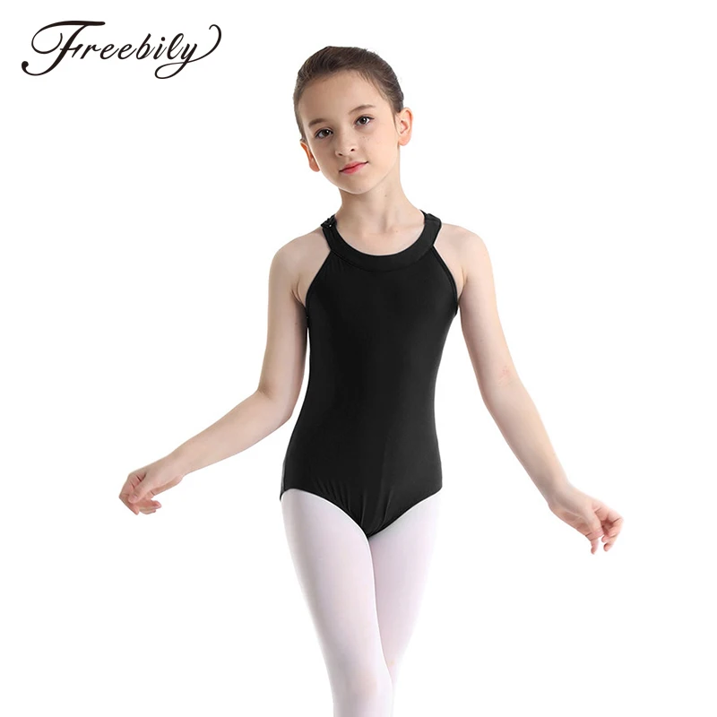 

Kids Teen Dance Costume Halter Lace Back Ballet Tutu Leotard Dancewear Turnpakje Gymnastics Leotards for Girls Ballerina Costume