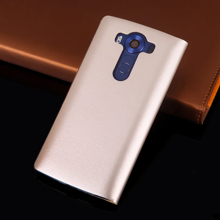 Кожаный чехол портмоне с откидной крышкой для мобильного телефона LG V10 H901 H960 H960A