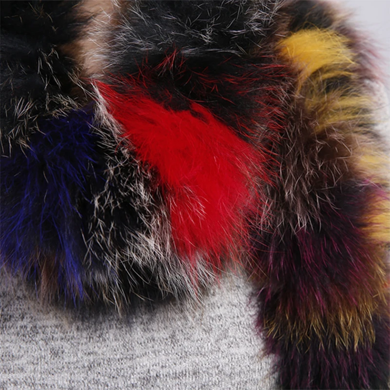 Шарф из натурального меха лисы 200 см/100 см|genuine fur scarf|fur scarfscarf women |