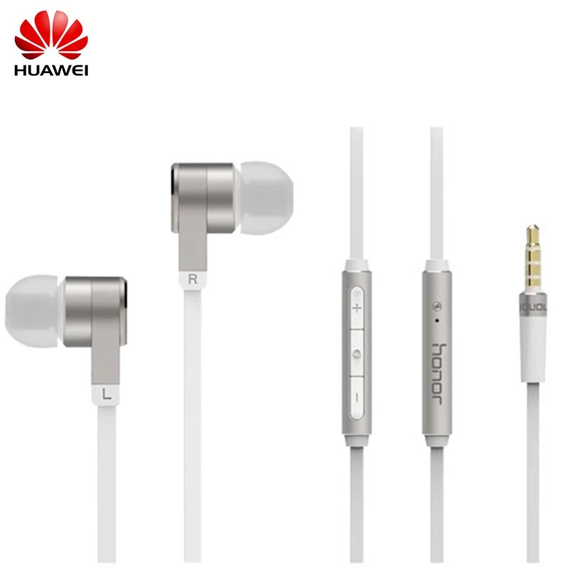 Наушники Huawei Honor AM13 3 5 мм наушники вкладыши с дистанционным управлением и