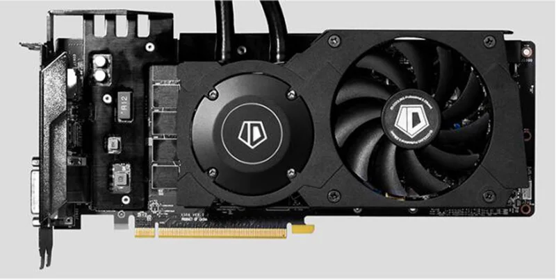 ID-COOLING Frostflow 120VGA 4pin Вентилятор охлаждения GPU 120 мм Встроенная Видеокарта кулер для воды радиатор для GeForce GTX AMD серии