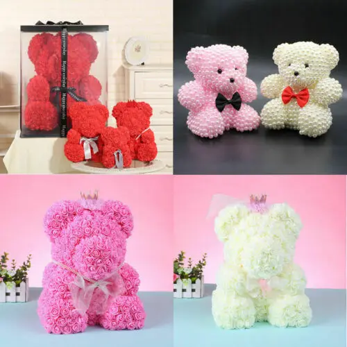 Пенопластовый Мишка ручной работы модель белого пенопласта моделирование DIY