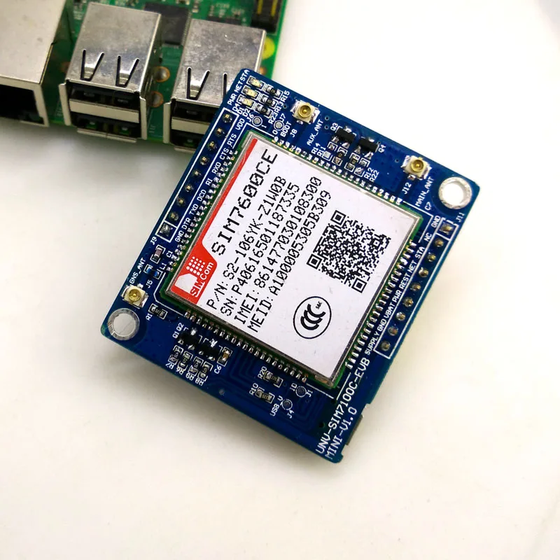Плата разработки модуля 4G SIM7100C SIM7600CE для сетей 2 3 7 режимов связи LTE удаленного
