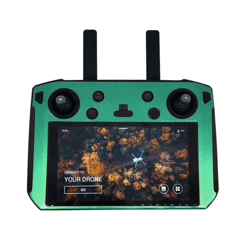 Controller Sticker Смарт-контроллер наклейка для DJI MAVIC 2 PRO Zoom Водонепроницаемый Флуоресцентный Роскошные наклейки на кожу пленка 4 батареи метки на руку - Цвет: Controller Sticker