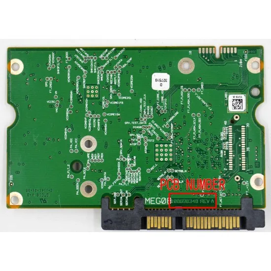 Free shipping HDD PCB for Seagate Logic Board/Board Number:100690348 REV A/1519 | Компьютеры и офис