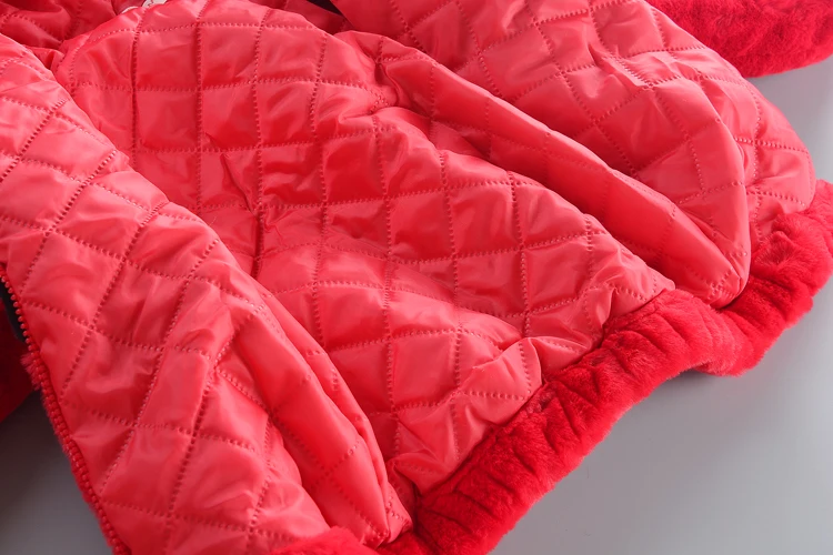 2019 Зимняя Толстая бархатная куртка для девочек детская теплая одежда детский