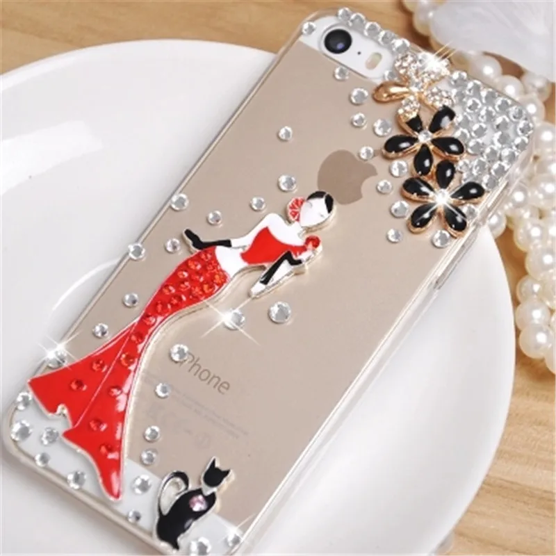 Handmade Bling Glitter Rhinestone Clear Soft Phone Case For iPhone 11 Pro MAX X XS XR 6 6S Plus 7 8 Beauty |