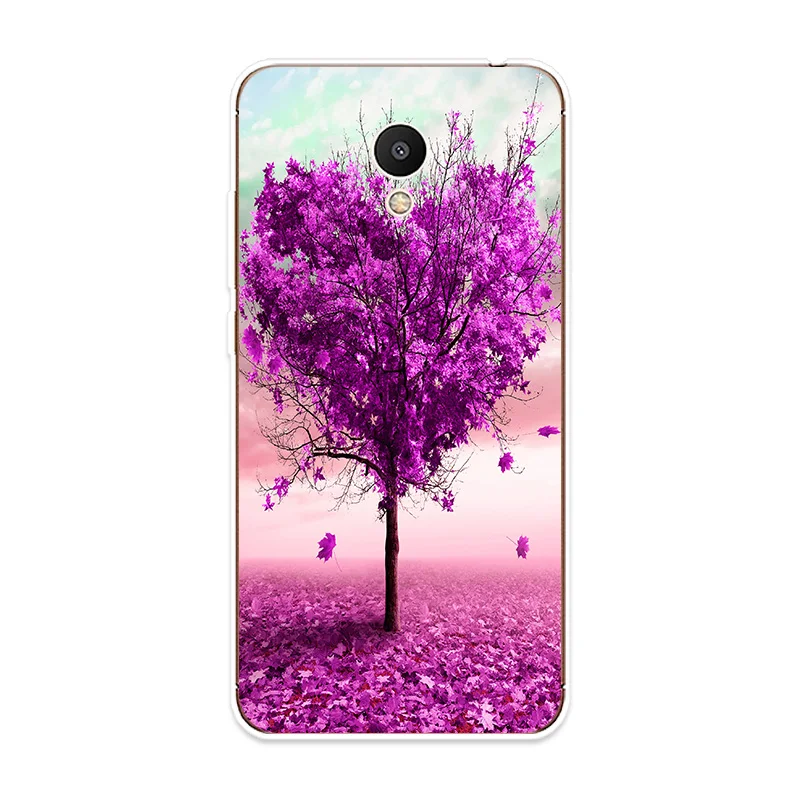 Чехол для телефона Meizu M3 M5 M6 NTOE M3S M5S M5C M6S M6T U10 U20 чехол с фиолетовым цветком и