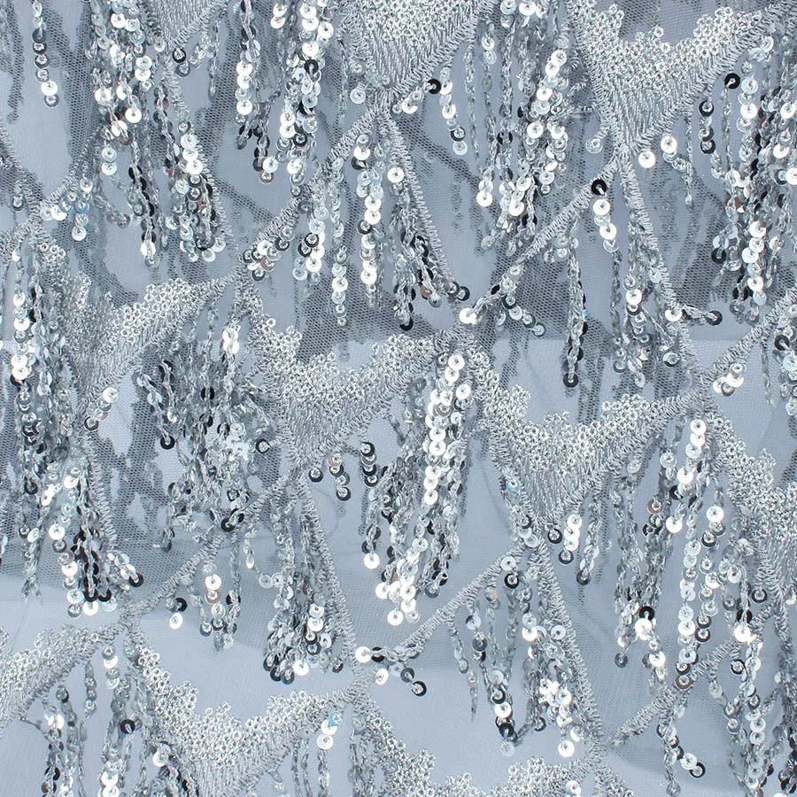 1 ярд мигание розовое золото бордовый Вышивка блесток кисточкой ткань для