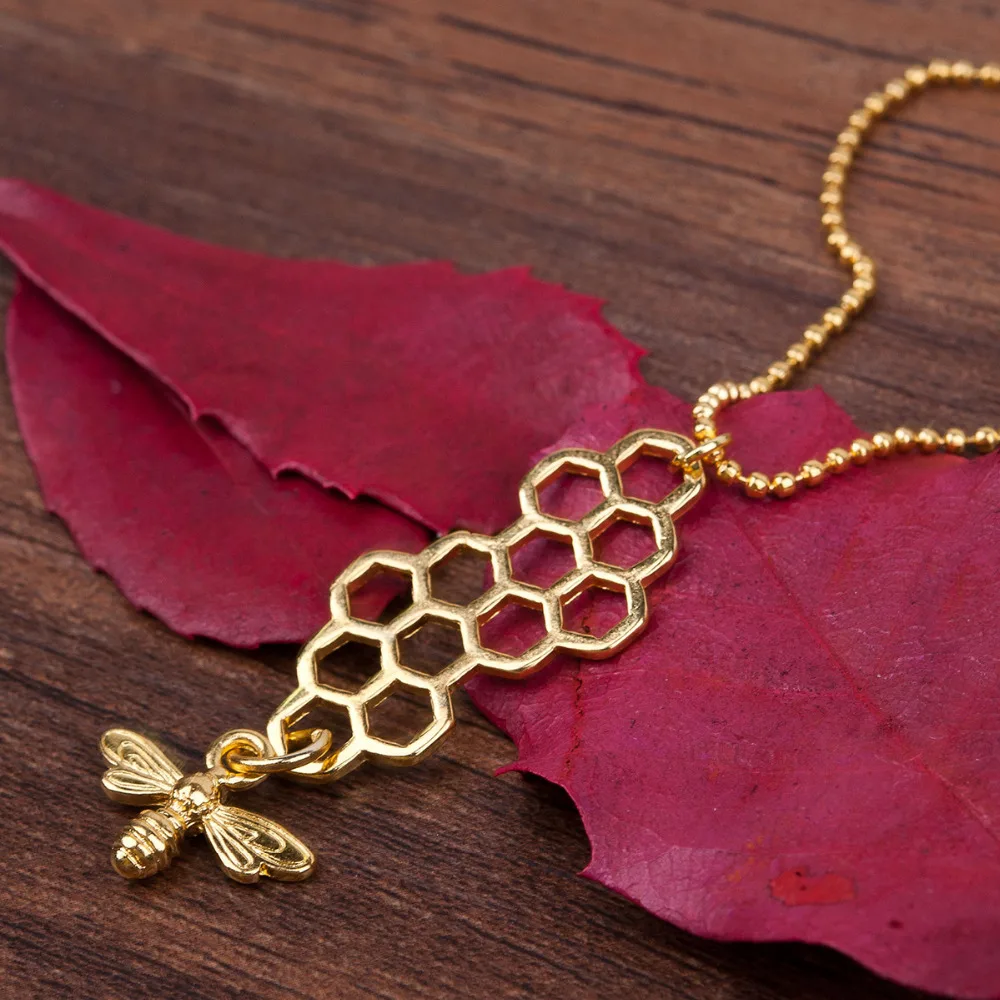 Женская Длинная подвеска в виде пчелы 45 см (17 6/8 дюйма)|jewelry necklace|trendy jewelrynecklace jewelry |