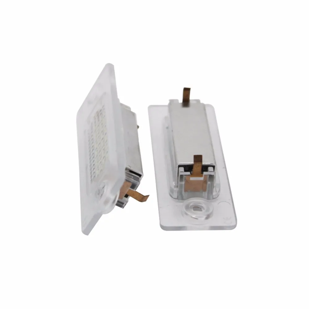 Светильник номерного знака Лампы для VW Caddy Transporter Passat Golf Touran Jetta T5 без ошибок 18 3528 SMD